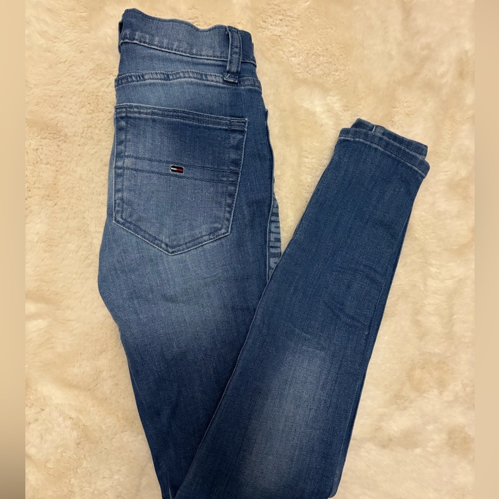 Tommy Hilfiger Jeans High Rise Curve Legging Size 00
